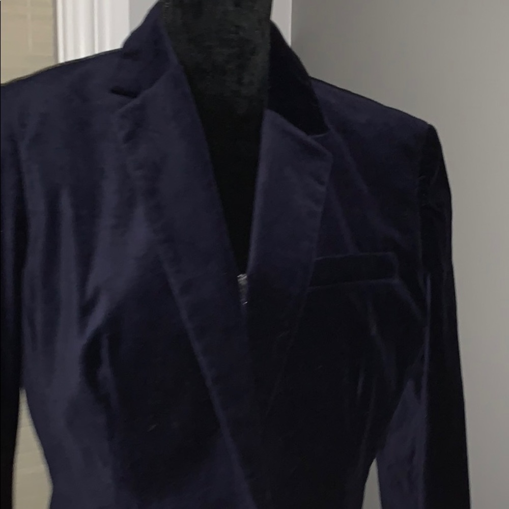 Lauren Ralph Lauren VelvetJacket size 14Navy blue